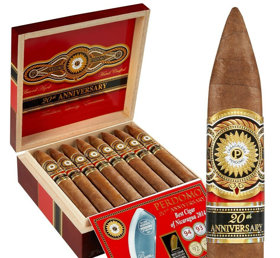 PERDOMO 20TH ANNIVERSARY SUN GROWN TORPEDO T6554 - Cuban Crafters