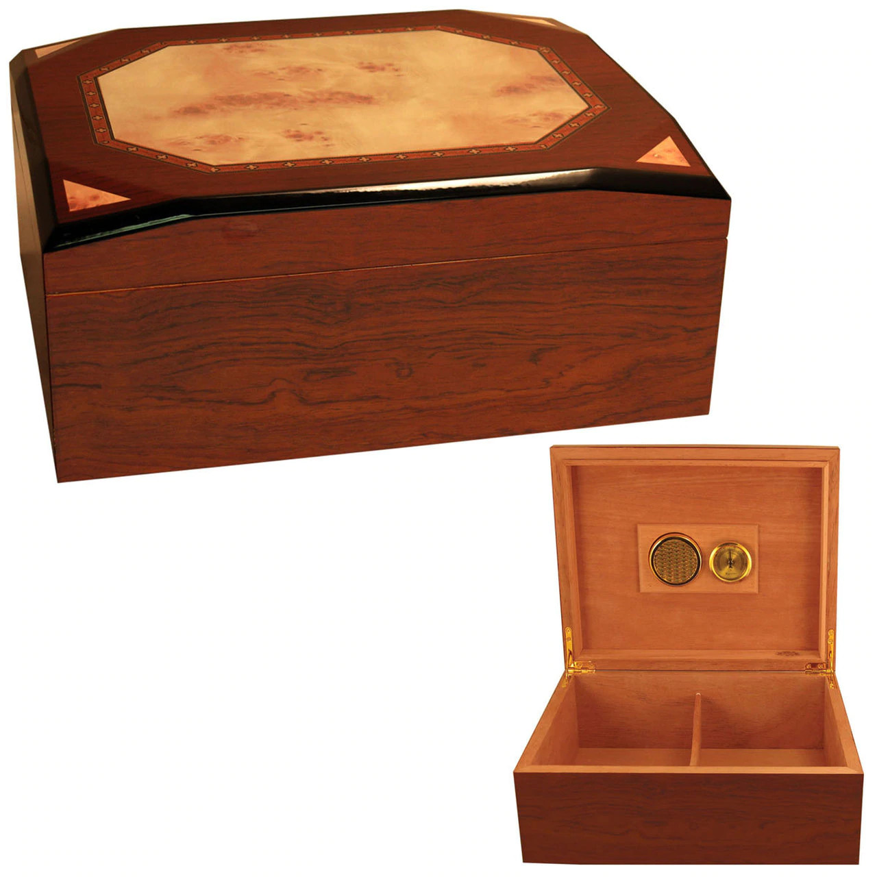 Personalized US Army Emblem Cigar Humidor Box Gift Army Cigar Humidor