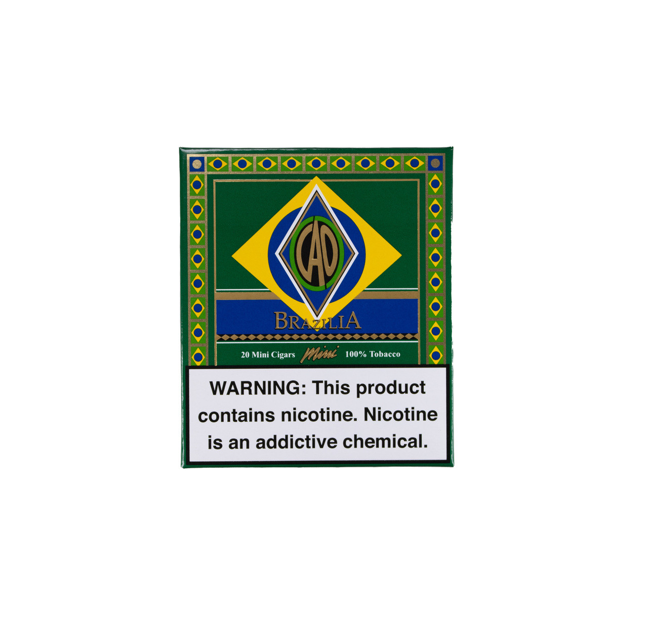 CAO BRAZILIA TIN 20 CIGARS (3 1/2 x 20) - Cuban Crafters Cigars