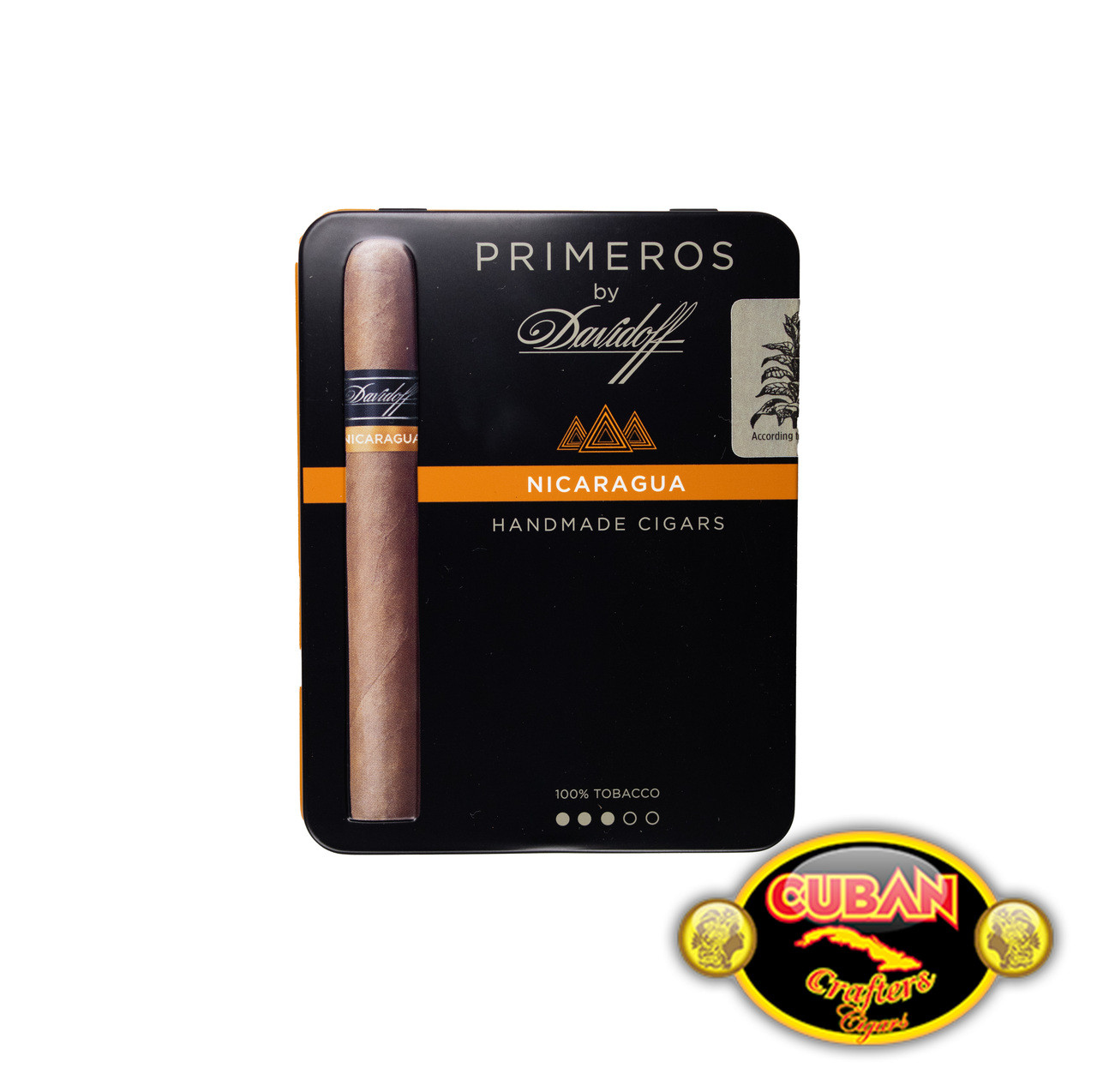 DAVIDOFF PRIMEROS NICARAGUA TIN OF 6 CIGARS (4 1/8 x 34)