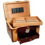 CUBAN ELEGANCE HIGH-GLOSS ROSEWOOD HUMIDOR - 120 Cigars