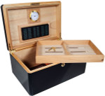 CUBAN CRAFTERS COLORES NEGRO HUMIDOR FOR 100 CIGARS