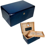 CUBAN CRAFTERS COLORES AZUL HUMIDOR FOR 100 CIGARS