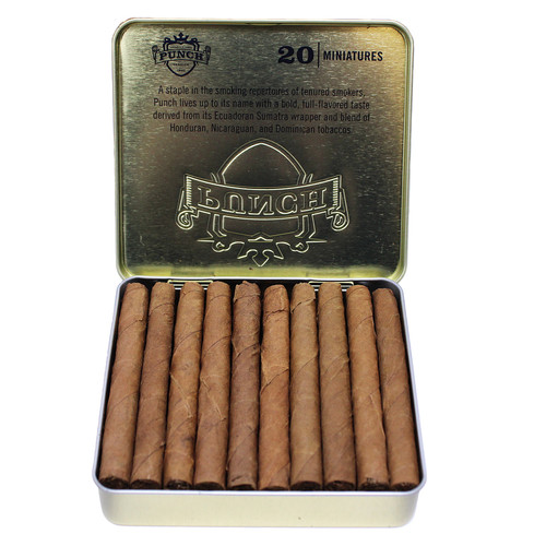 PUNCH MINIATURES TINS OF 20 CIGARS (3x22)