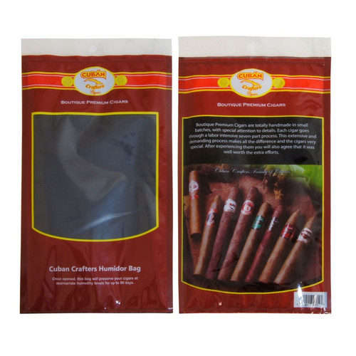 Cuban Crafters Travel Humidor Bags 3 Count of 5 Cigar Capacity Each