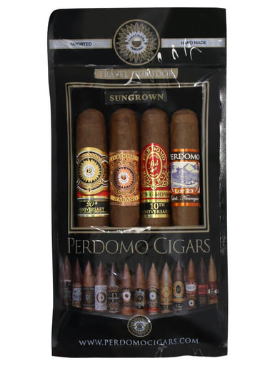 ワカコページ ポムフォーレ寮＆イグニハイド寮 5種セット PERDOMO HUMIDIFIED BAG SUNGROWN 4-PACK SAMPLER - Cuban Crafters Cigars
