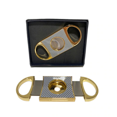 CUBAN CRAFTERS 29 PERFECT SILVER CARBON FIBER PATTERN & GOLD PERFECT CUTTER