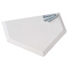 Champro Sports White Molded Rubber Home Plate - 1" Thick