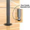 Bison Centerline Elite Aluminum Volleyball System