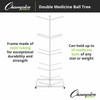 Champion Sports Double Sided Medicine Ball Rack