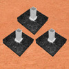 Rubber Base Anchor Foundation Set of Three (1269895)