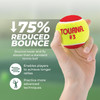 Tourna Low Compression Stage 3 Red Tennis Balls - 18 Pack (KIDS-3-18)