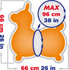 Gymnic Rody Max Hoppity Horse With Pump