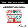 Champion Sports Deluxe Flip-A-Score Tabletop Scoreboard