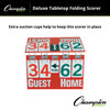 Champion Sports Deluxe Flip-A-Score Tabletop Scoreboard