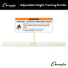 Champion Sports Adjustable Training Hurdle