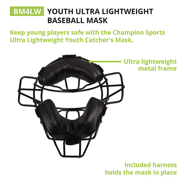 Champion Sports Ultra Lightweight Youth Catchers Mask