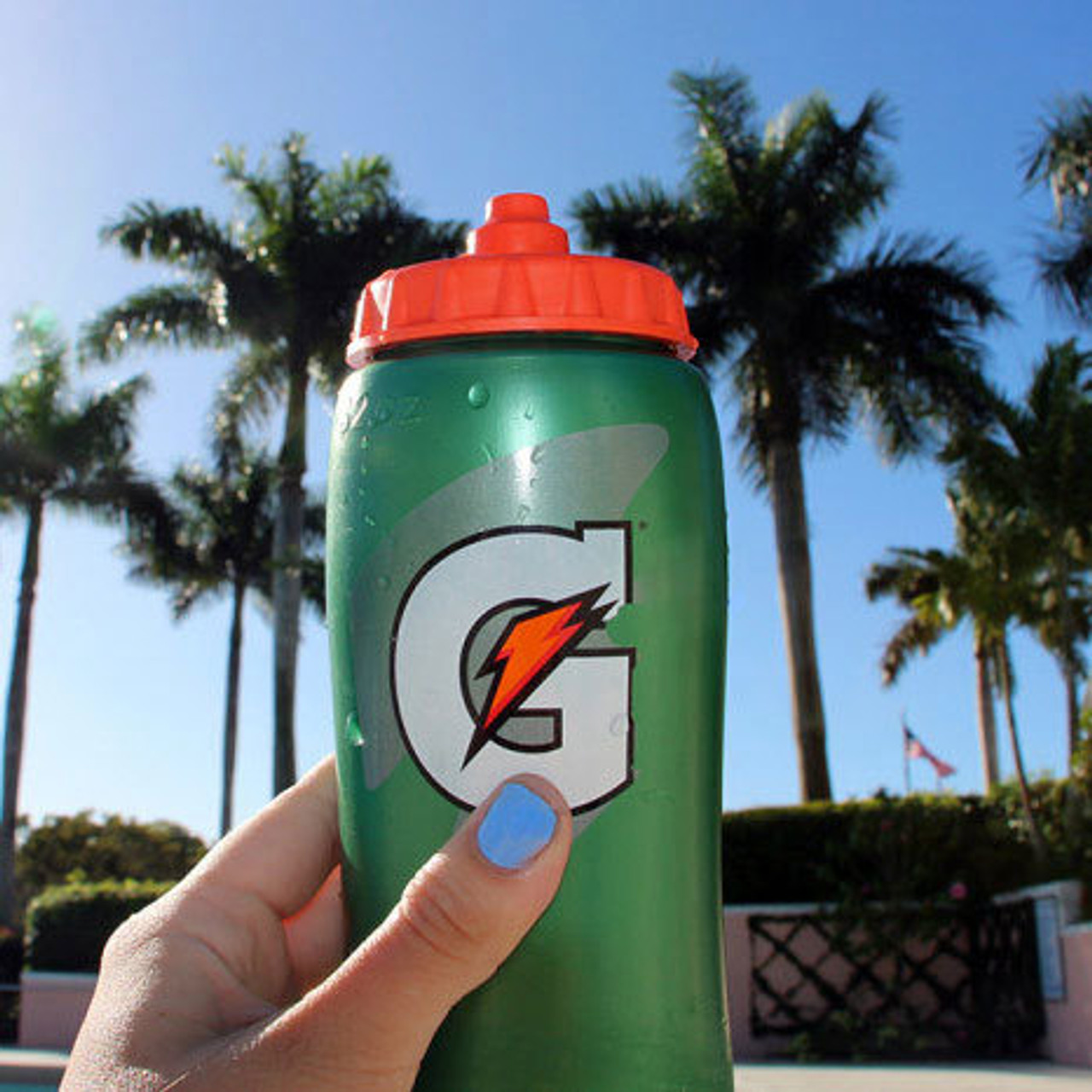 Personalized 32 Oz BASEBALL Gatorade Squeeze Water Bottle With