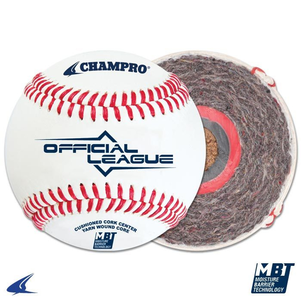 Champro Official League Flat Seam 300 Series Baseballs - DZN