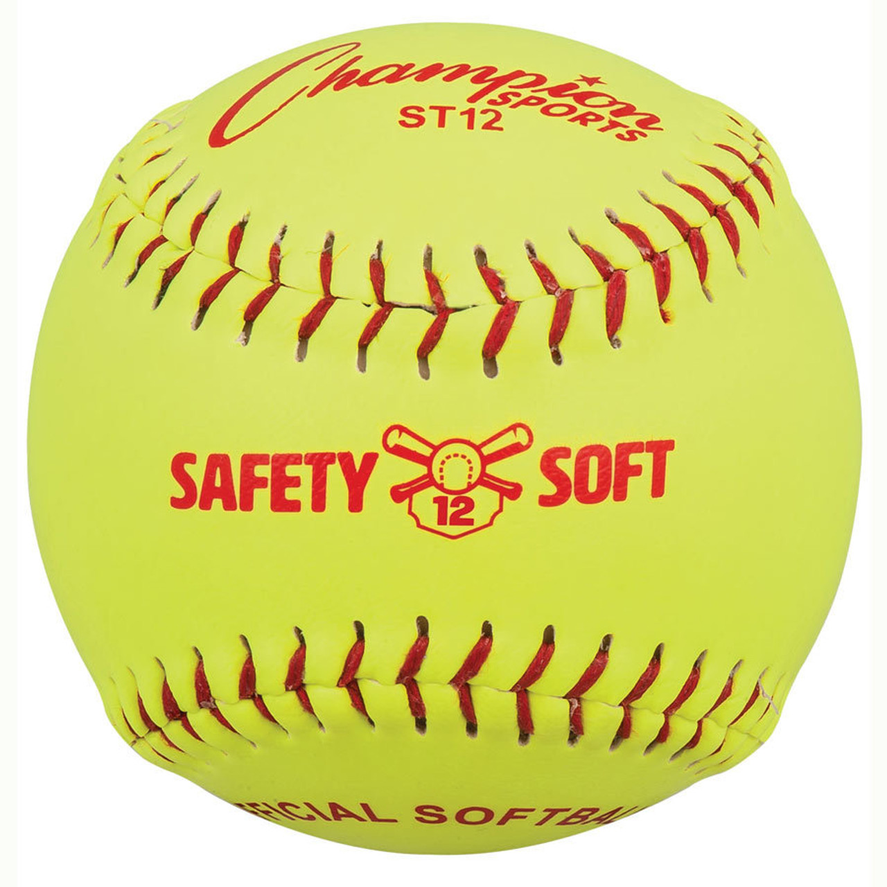 Champion Sports ST12 12 inch Safety Softball