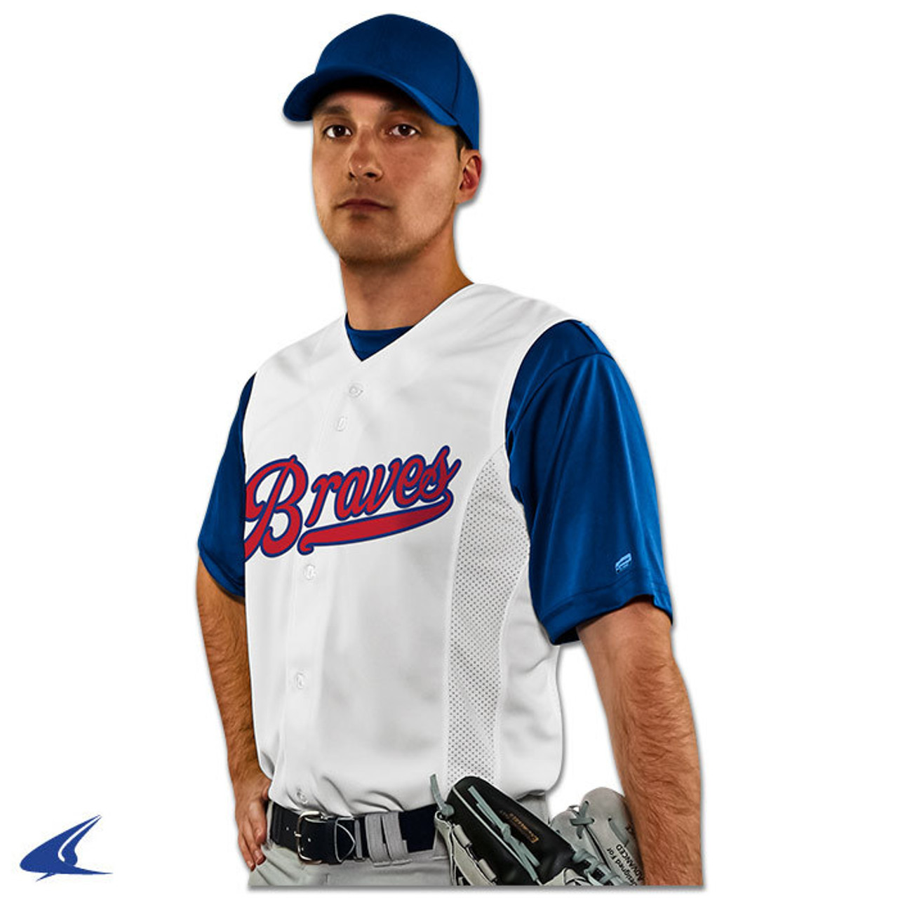 Custom Champro Men's Reliever Sleeveless Baseball Jersey | Size: M | Grey | Add Team Name & Number to Baseball Uniforms