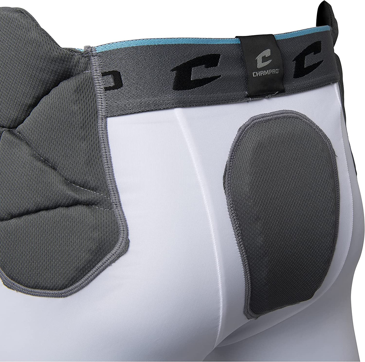  Champro Formation 7-Pad Football Integrated Compression Girdle  : Sports & Outdoors