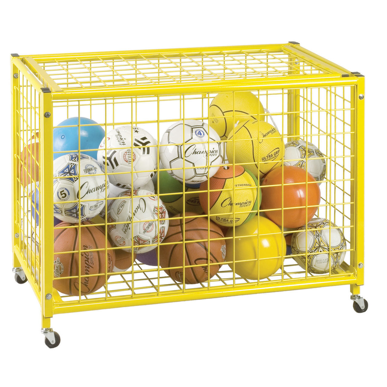 Basketball Storage Cage Cart