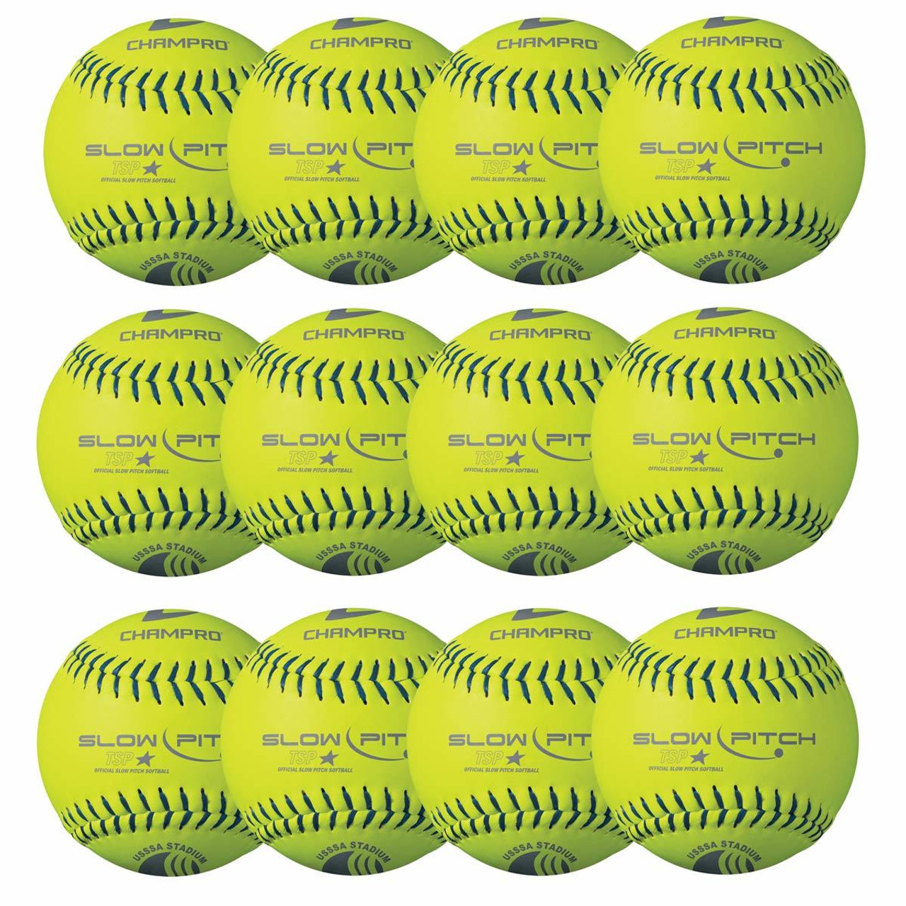 Champro Sports 12' Practice Softball Optic Yellow, 12 : : Sports,  Fitness & Outdoors