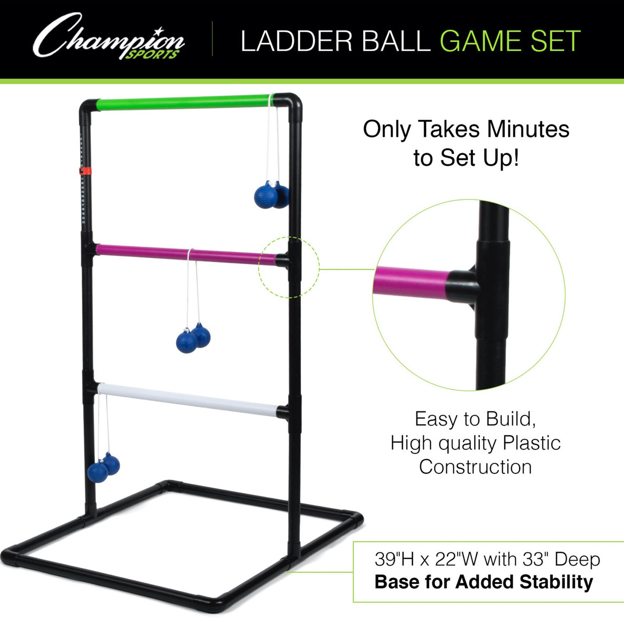 Champion Sports Ladder Ball Set - Athletic Stuff