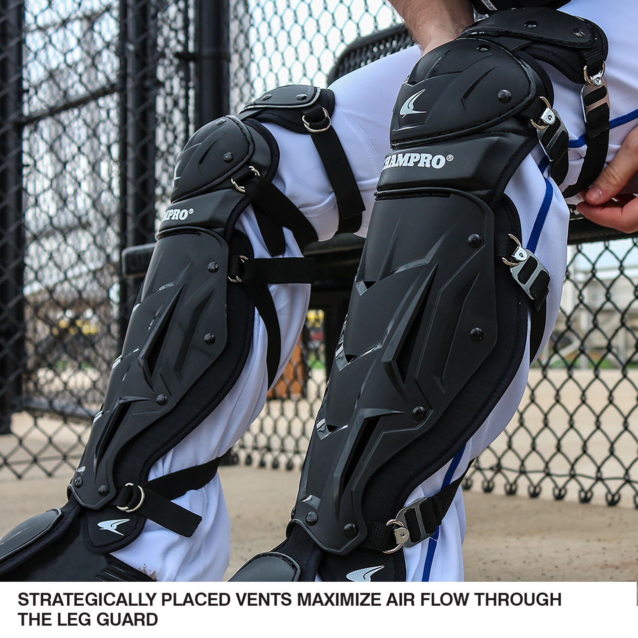 Champro Optimus MVP Double Knee Leg Guards - Athletic Stuff