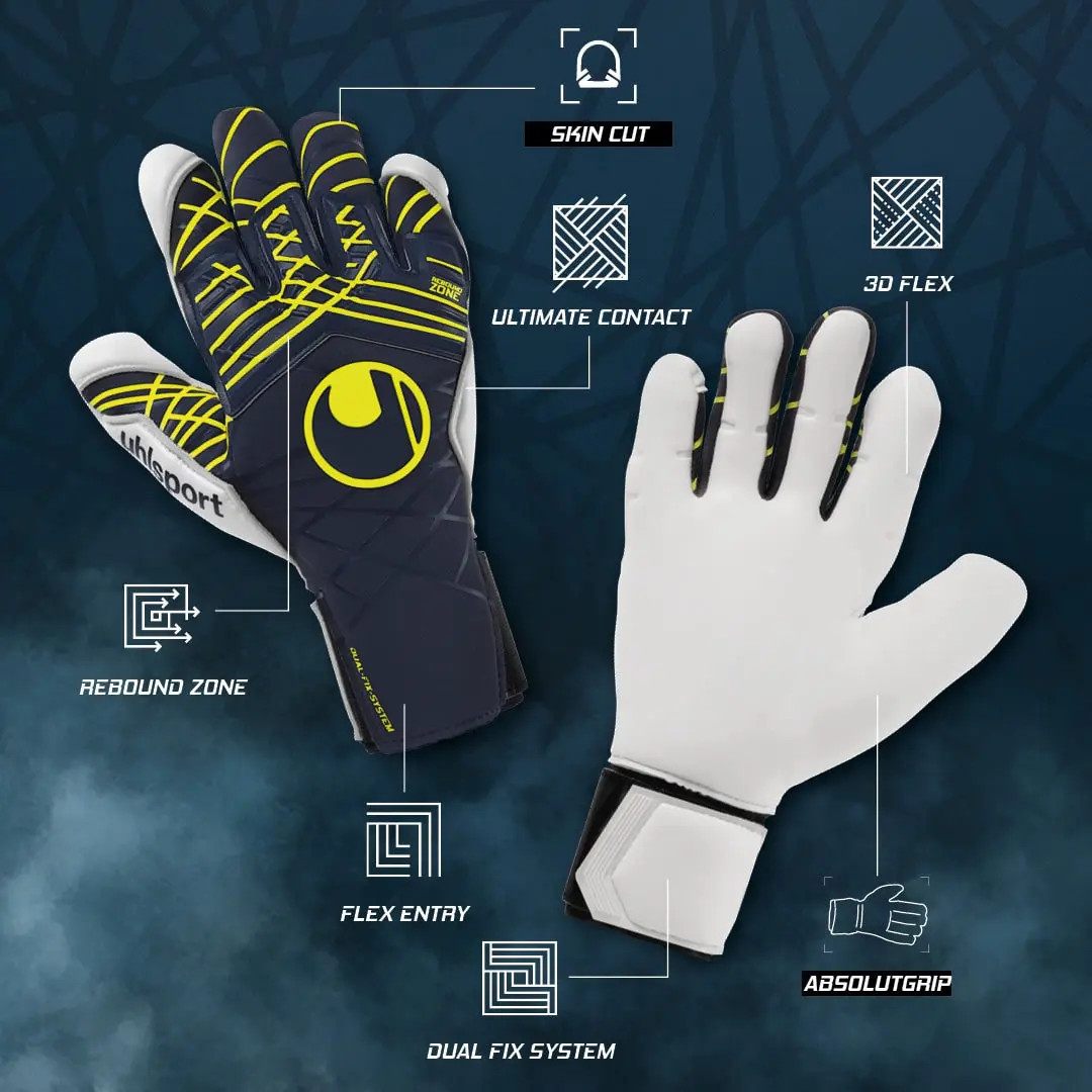 uhlsport COMFORT ABSOLUTGRIP 7.5号 Uhlsport Prediction Absolutgrip SC Goalie Gloves