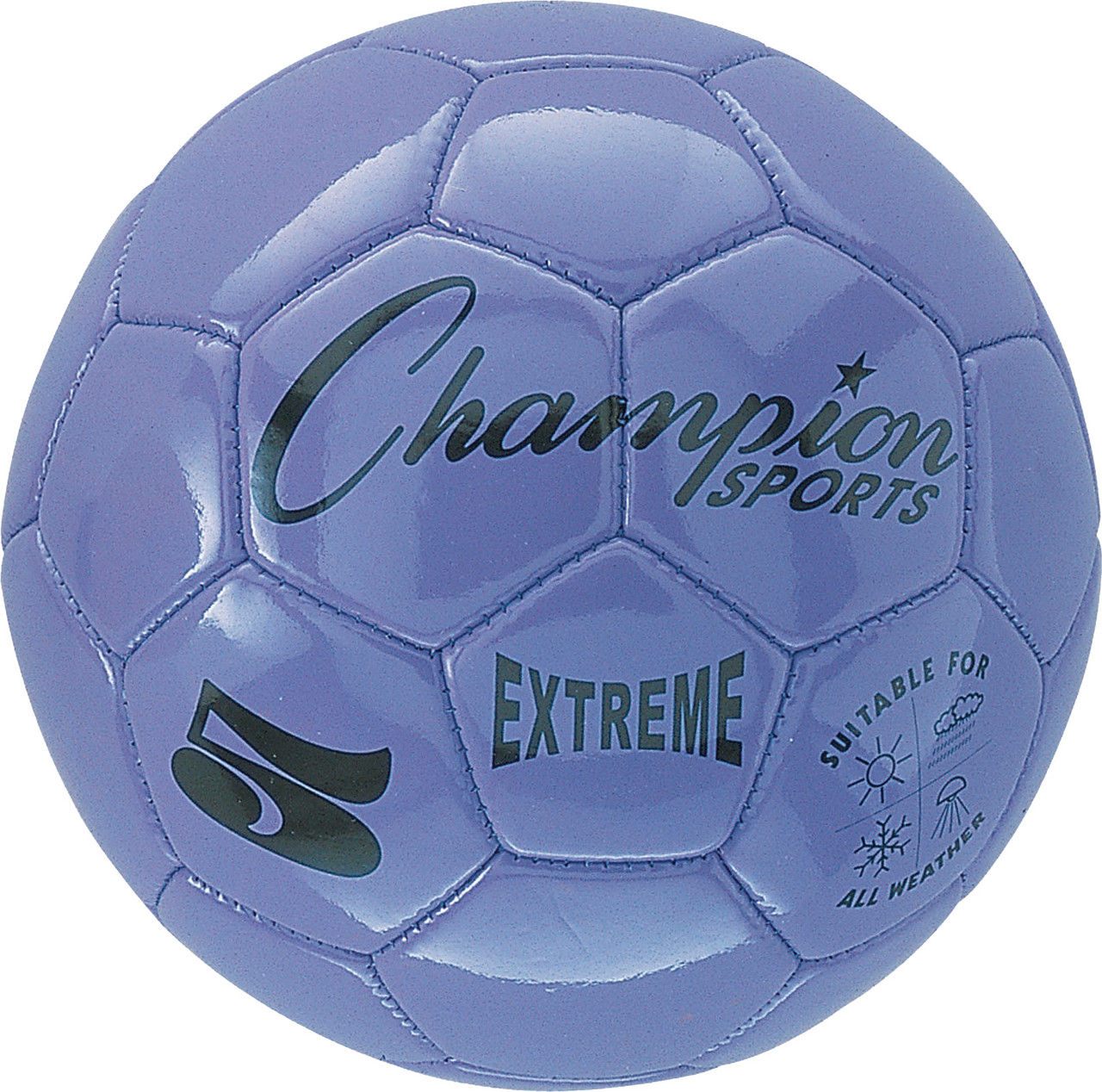 Champion Sports Extreme Soft Touch Butyl Bladder Soccer Game Ball BLUE Size 4 