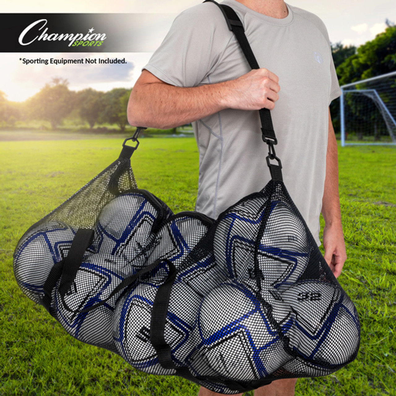 Champion Sports Mesh Duffle Bag
