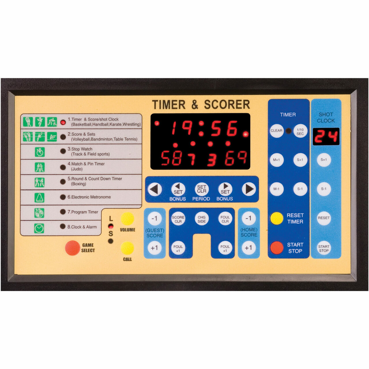 Multi Sports Scoreboard 2 Digit Durable Score Counter Flip Score Board for  Soccer Volleyball Badminton Basketball