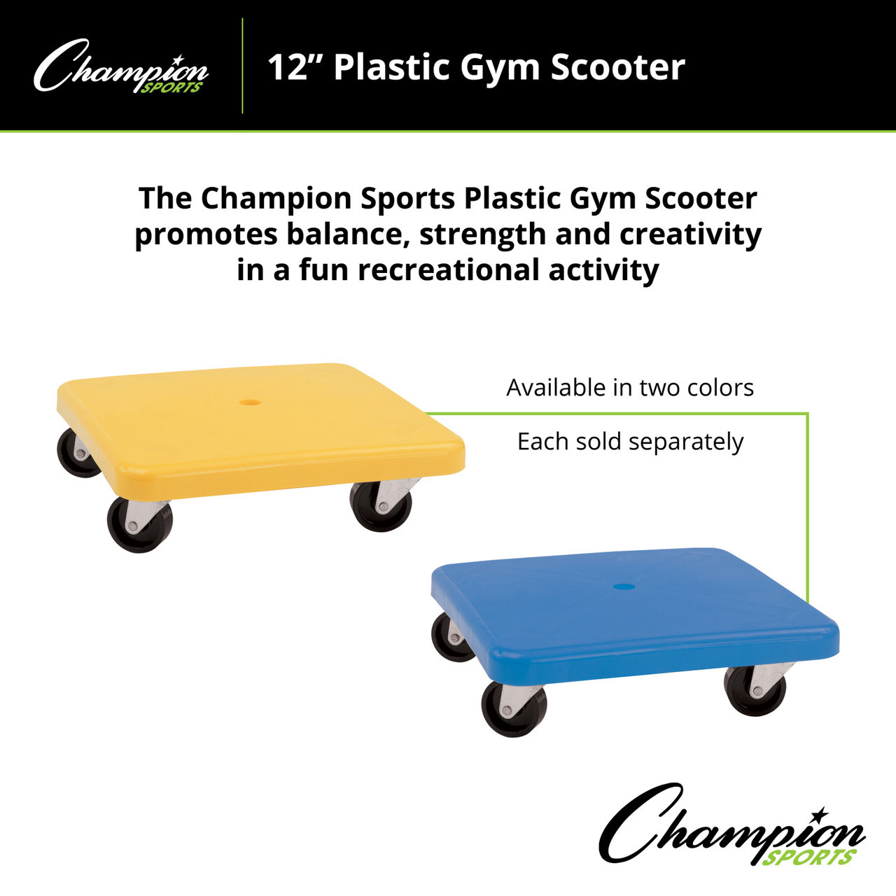 Champion Sports Gym Scooter Set