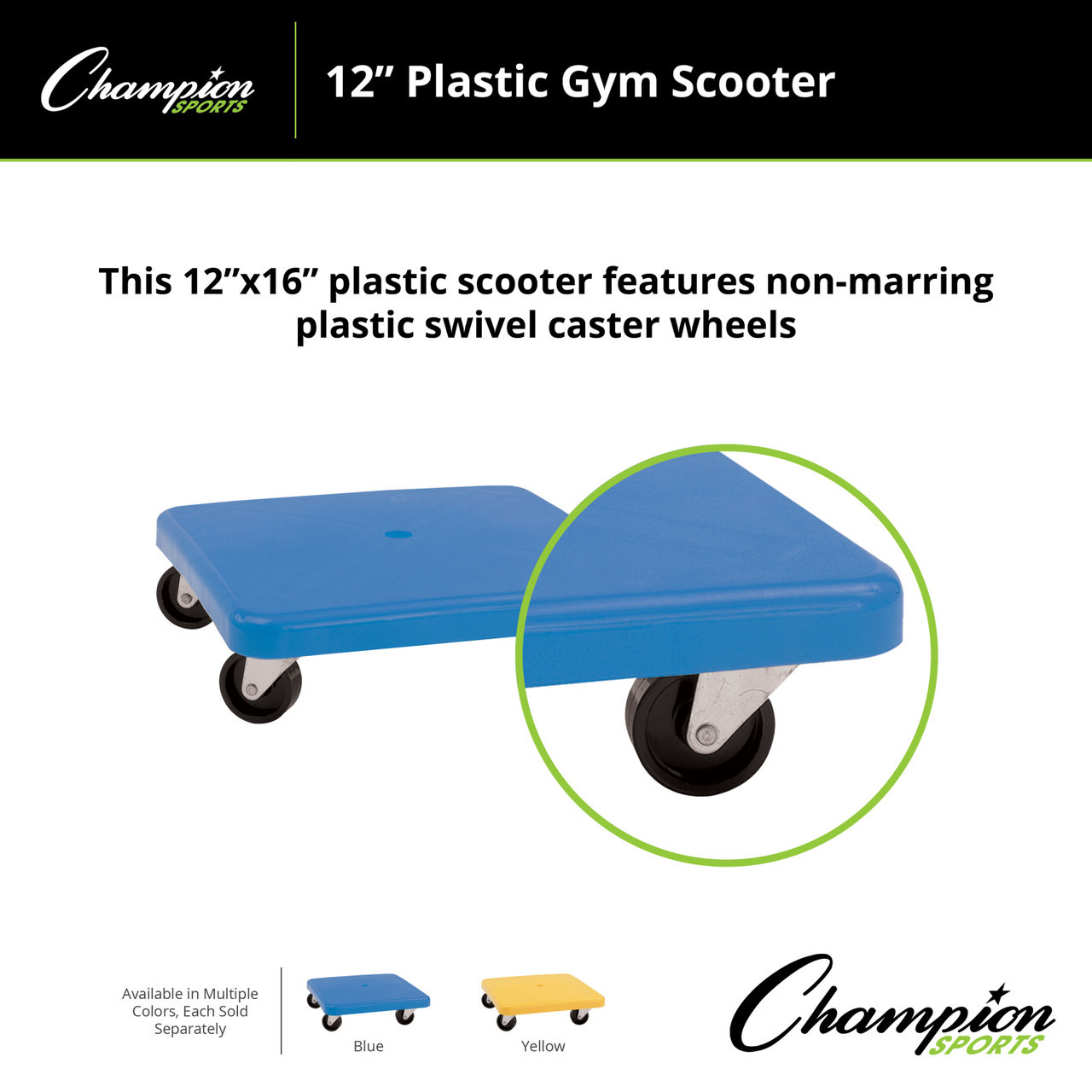 Champion Sports Gym Scooter Set