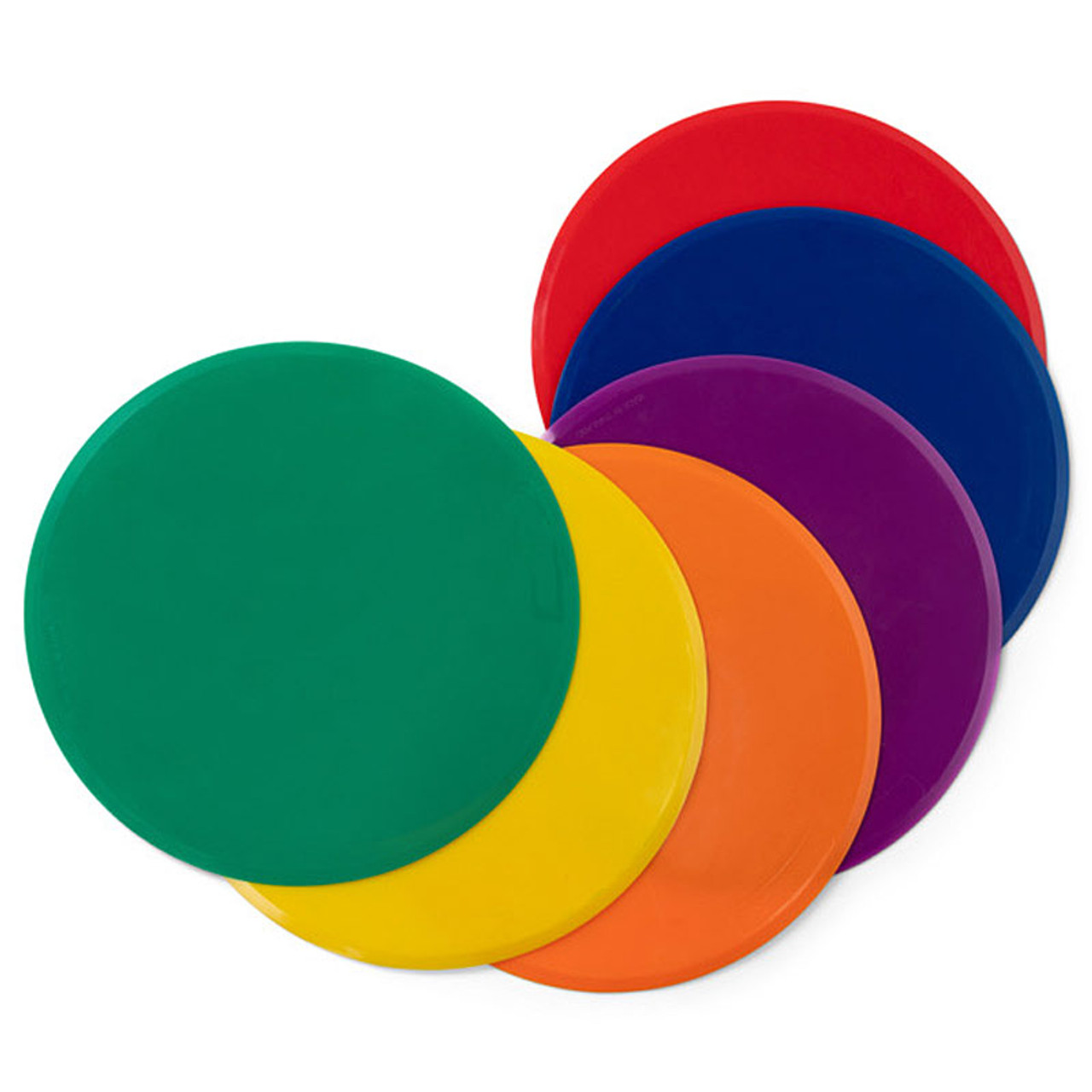 Champion Sports Rainbow Poly Spot Marker Set