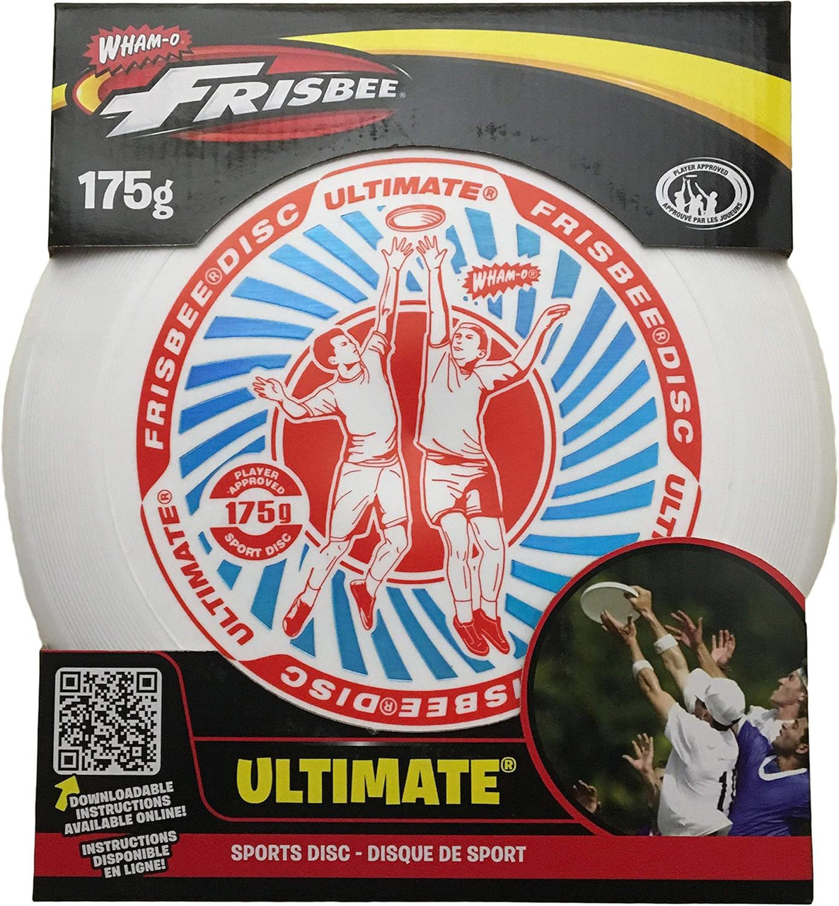 Wham-O Frisbee Ultimate - white, Aerodynamics, 175g Wham-O Frisbee Ultimate - white, Aerodynamics, 175g