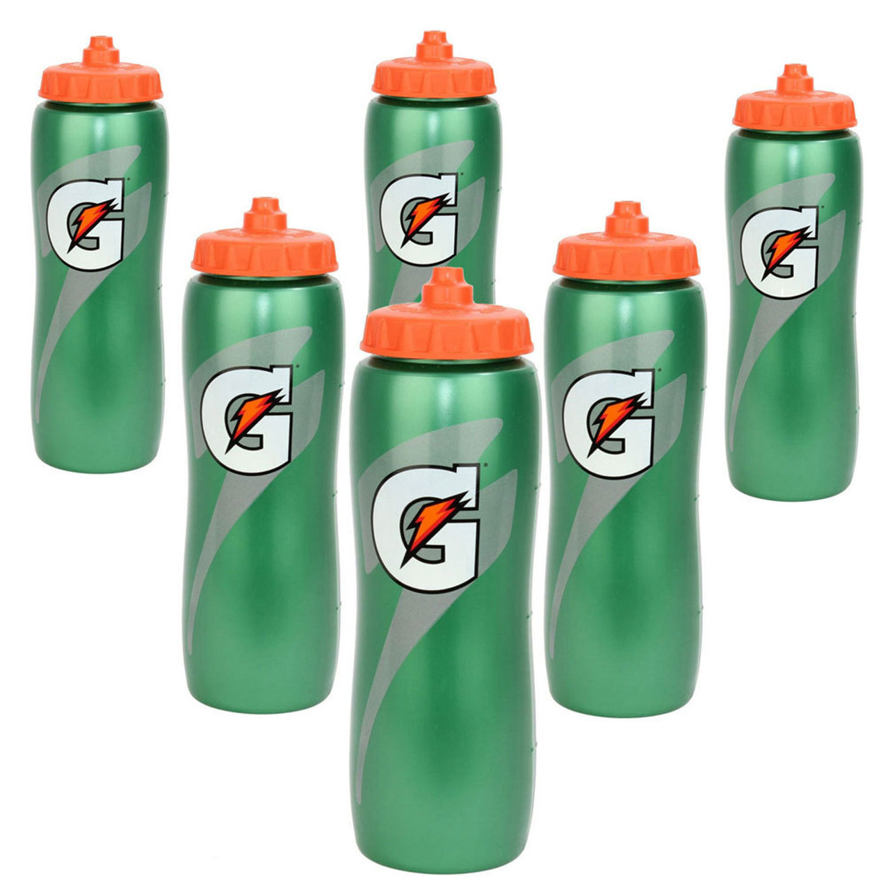 Gatorade Squeeze Bottle Carrier w/6 32 oz Bottles - Hydration Depot