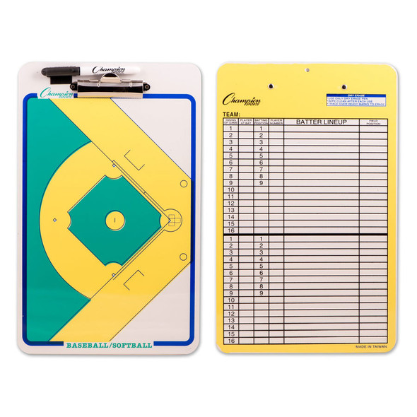 Doubled Sided Dry Erase Coaches Board