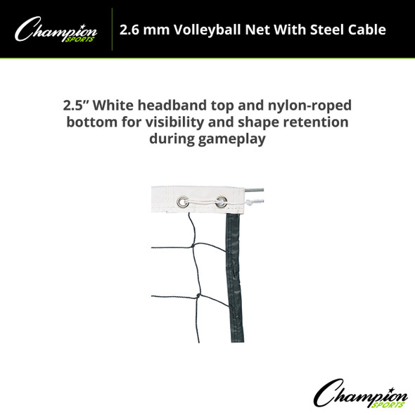 Champion Sports P.E. Volleyball Net (VN100)