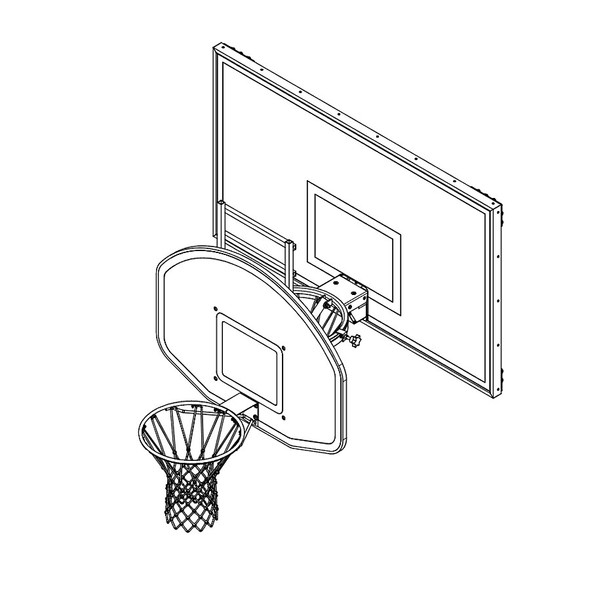 Gared Junior Jammer Multi-Height Adjustable Youth Backboard in Pasco Robles, CA