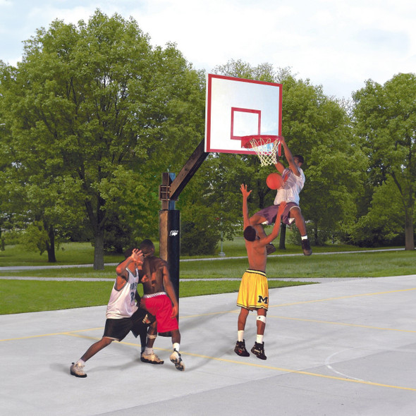 Bison Sports Ultimate Playground Basketball System (BA871-BK)