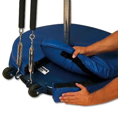 AlumaGoal Volleyball Standard Base Pad - 24" Blue