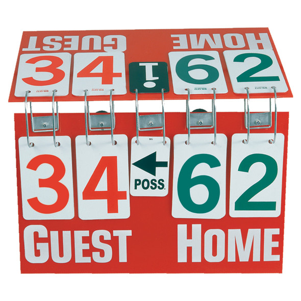 Champion Sports Deluxe Flip-A-Score Tabletop Scoreboard