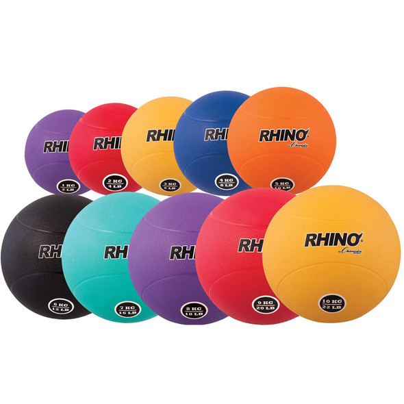 Champion Sports Rhino Rubber Medicine Balls