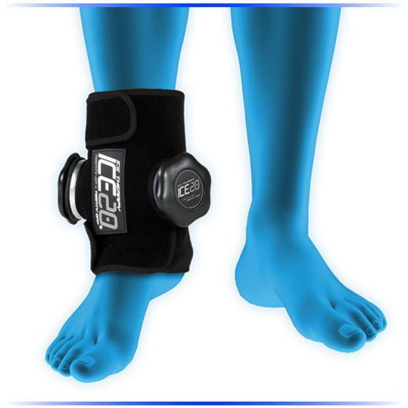 Ice20 Double Ankle Compression Wrap