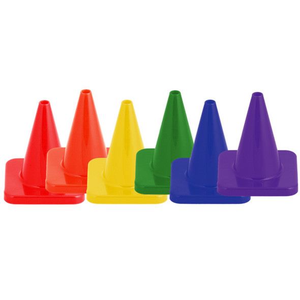 Champion Sports 6'' Rainbow Game Cone Set