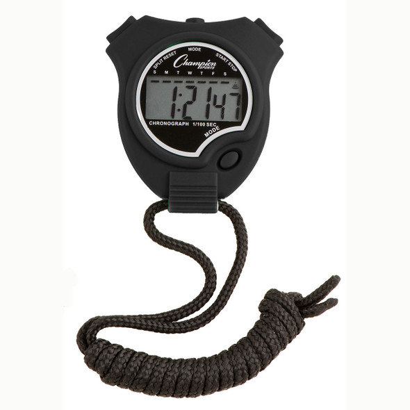 Champion Sports 910 Stopwatch and Timer Black