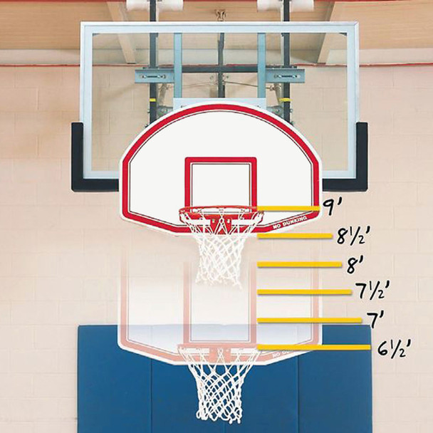 Bison 6-N-1 Adjustable Youth Basketball Goal